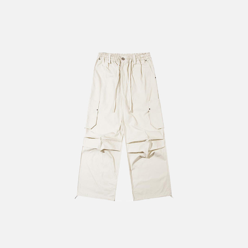 Relaxed Solid High-Rise Field Pants