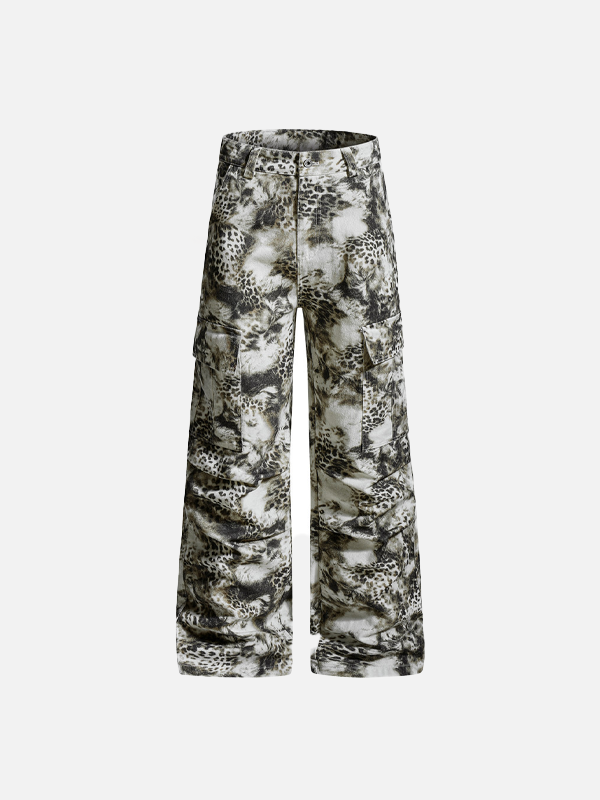 Urban Snake Camo Batik Denim Jeans