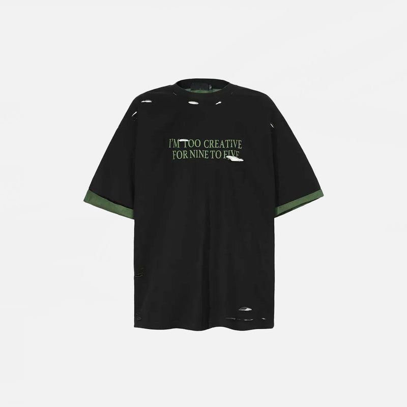 Heritage Fragment Designed Stamped T-Shirt