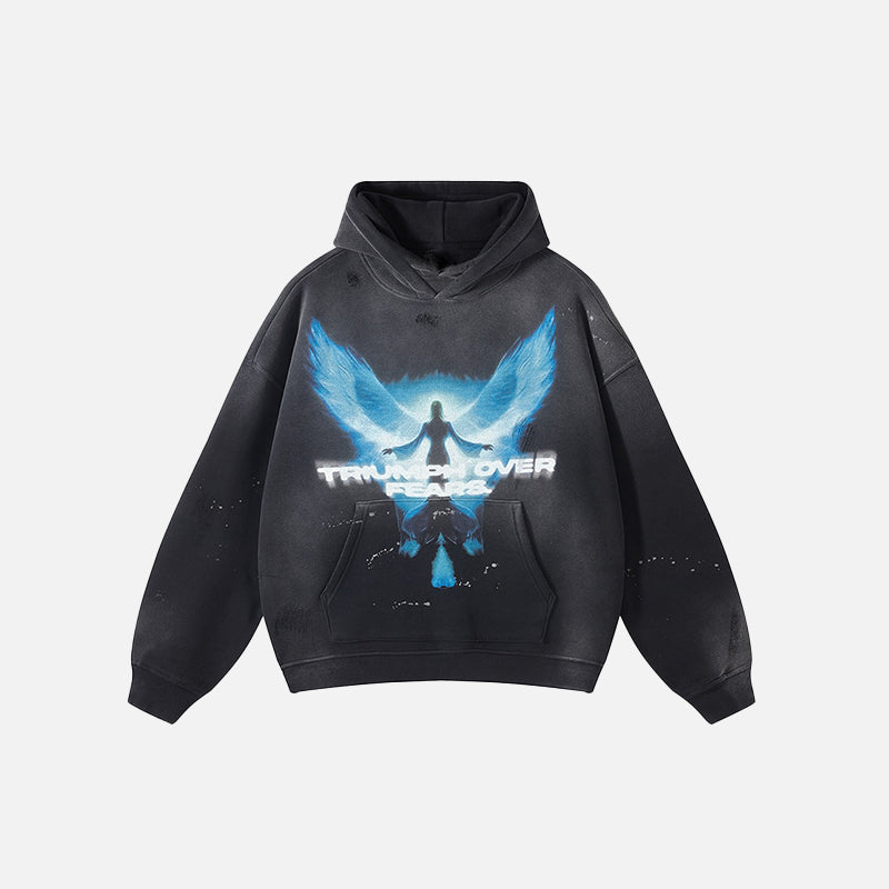 2000s Angel Graphic Sweatshirt