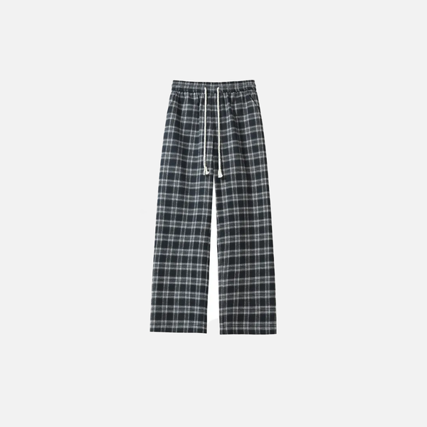Oversized Check Sweatpants