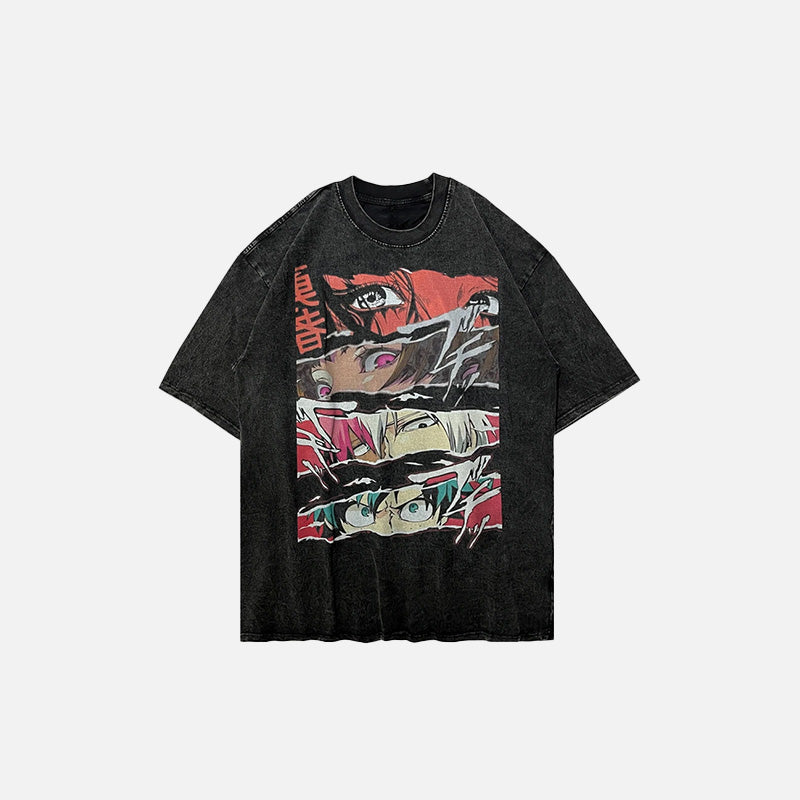Anime Baskılı Tişört, önden görünüm — Navra Wear