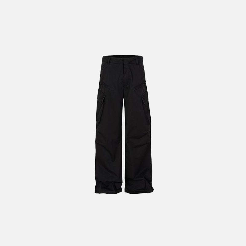 Çok Cepli Gün Batımı Baskılı Kargo Pantolon, önden görünüm — Navra Wear
