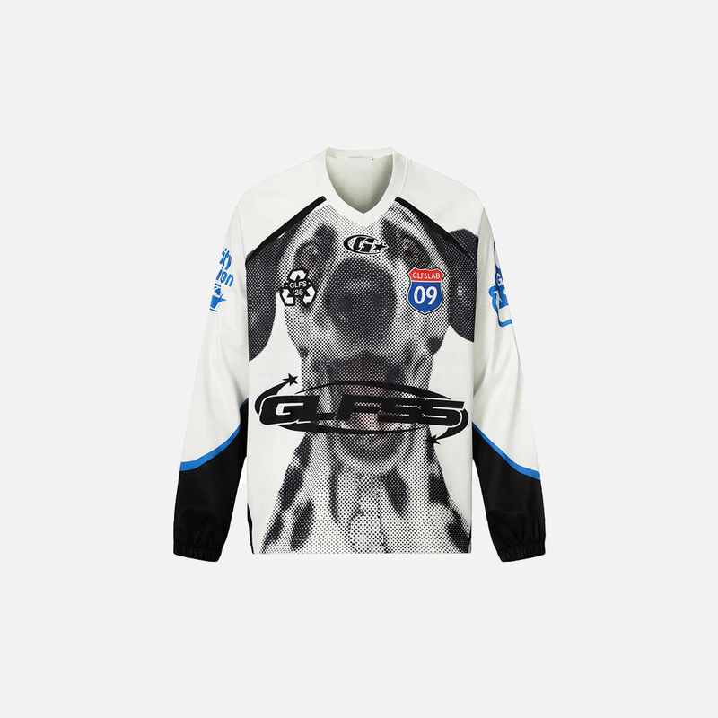 Block-Style Underground Print Hound Performance T-Shirt