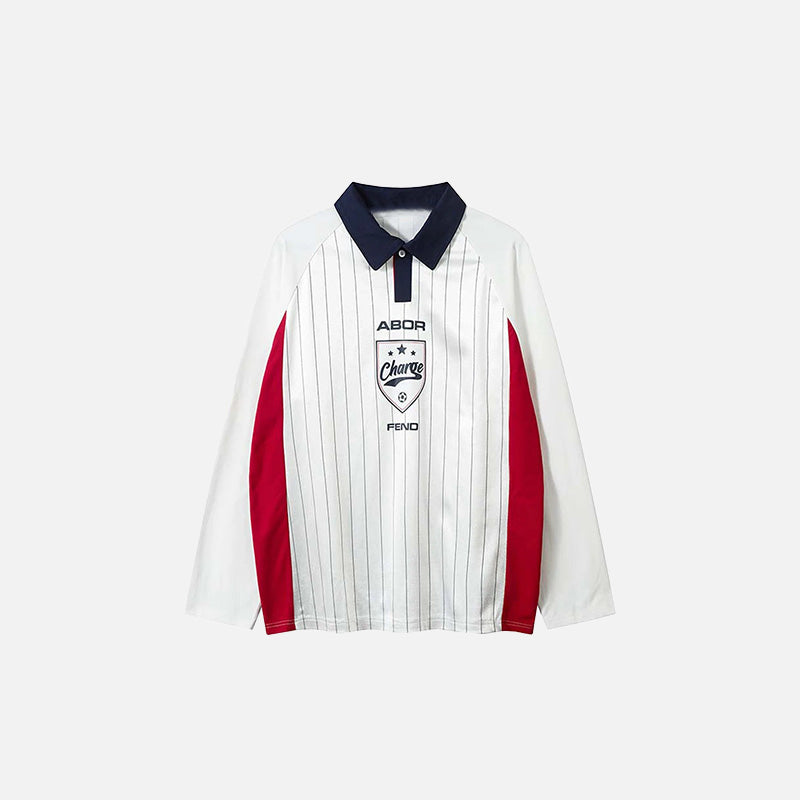 Color Block Tişört, önden görünüm — Navra Wear