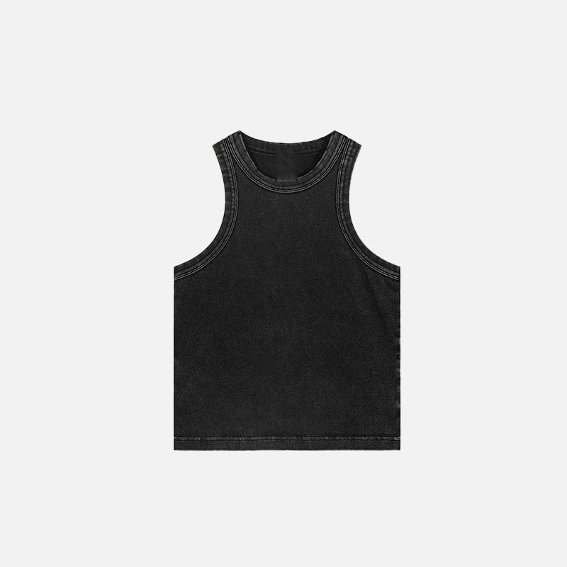 Kadın Yıkanmış Sade Tişört, önden görünüm — Navra Wear