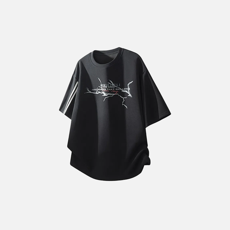 Splicing Illustrated Weekend Short Sleeve T-Shirt