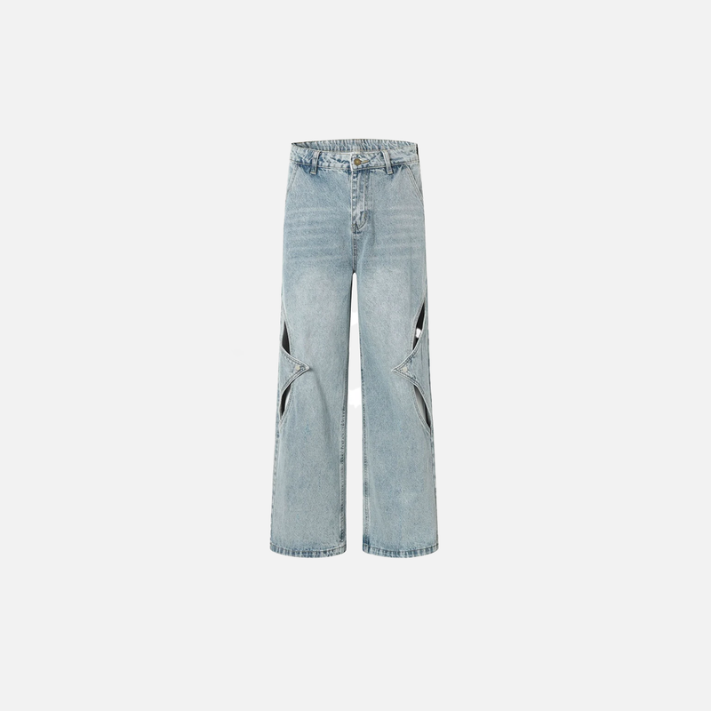 Blue Torn Relaxed Classic Denim