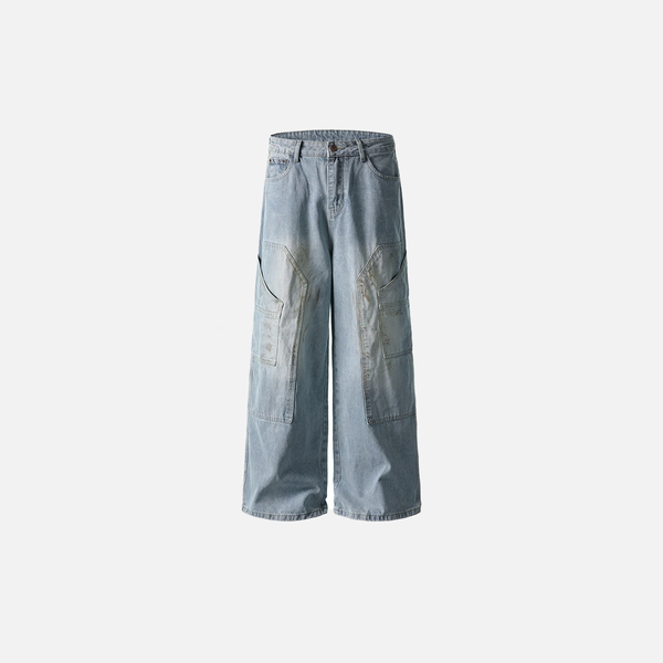 Heritage Relaxed Side Pocket Wide Denim