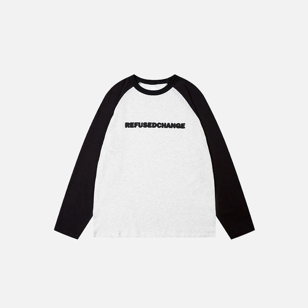 Color Block Sweatshirt, önden görünüm — Navra Wear