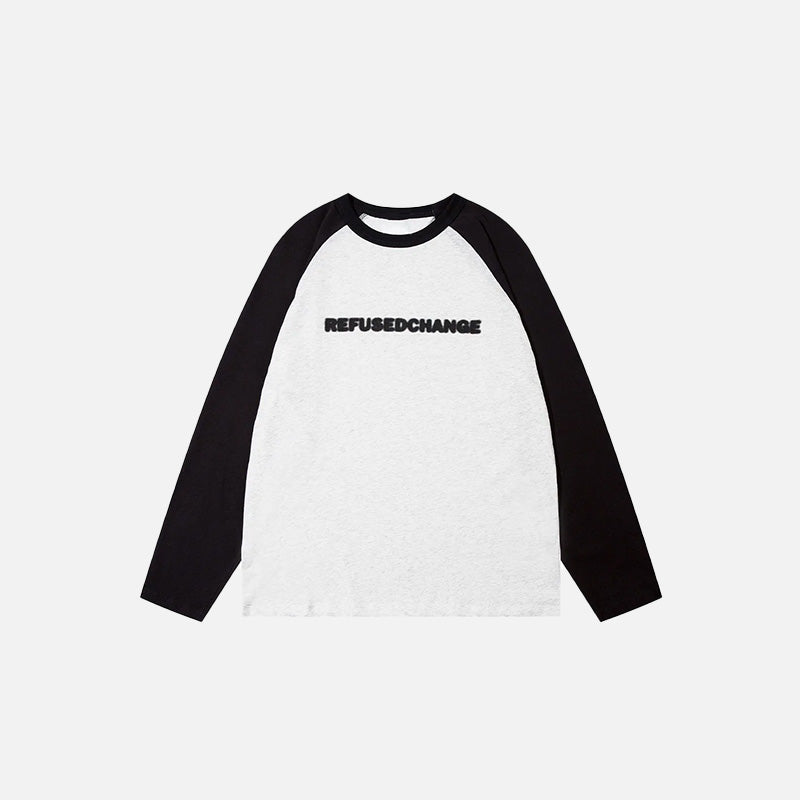 Color Block Sweatshirt, önden görünüm — Navra Wear