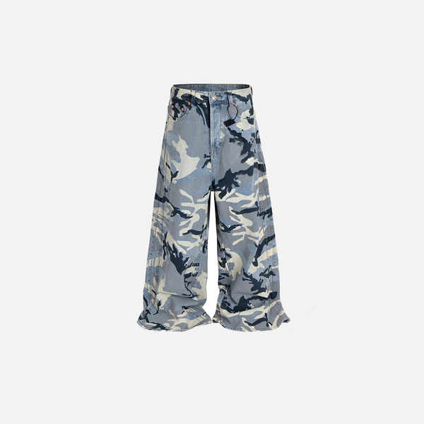 Chic Woodland Relaxed Bell Leg Denim