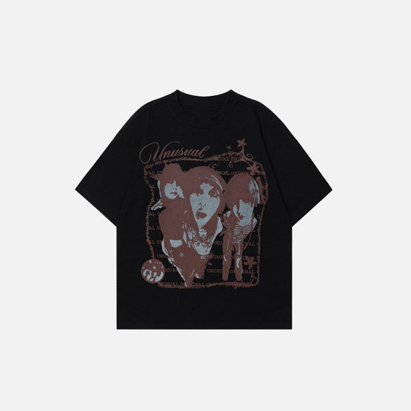 Polished Portrait Print Warm-Season T-Shirt