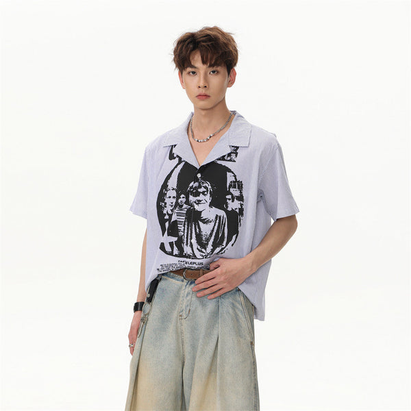 Abstract Figure Vertical Stripe Top