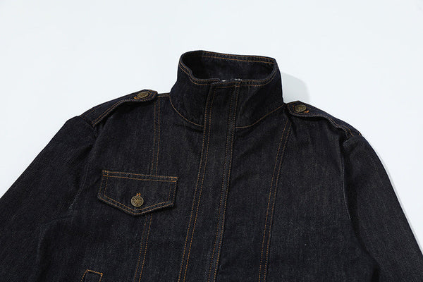 Cropped Field Military Jacket