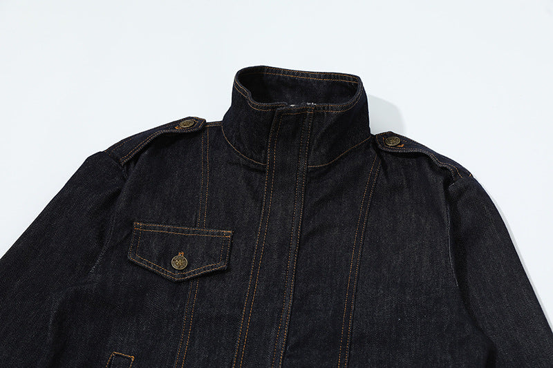 Cropped Field Military Jacket