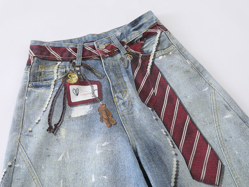 Faded Light Blue Relaxed Denim