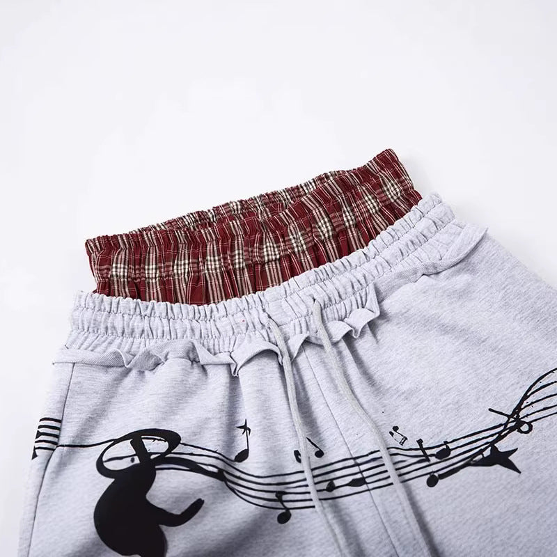 Wide Leg Jogger, model üzerinde — Navra Wear