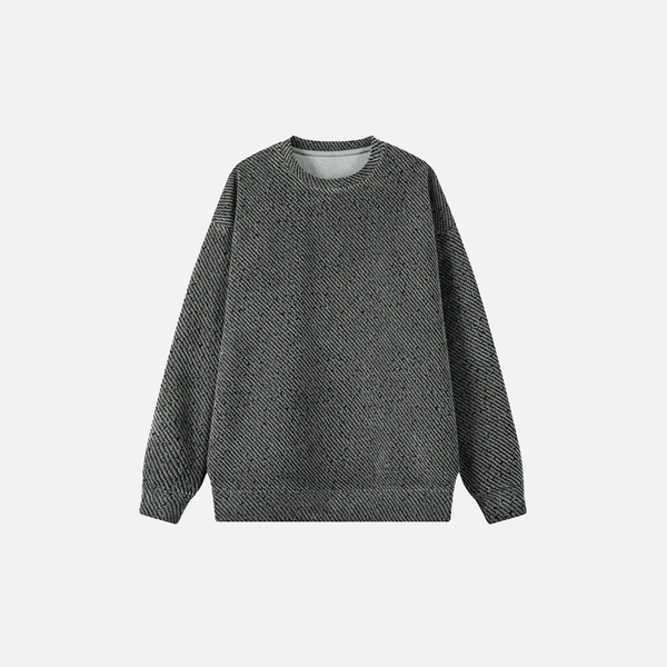 Spring Solid Relaxed Pullover