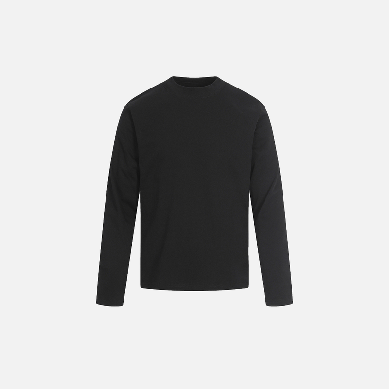 Chic Mono-Color Color Slim Fit Long Sleeve Base T-Shirt