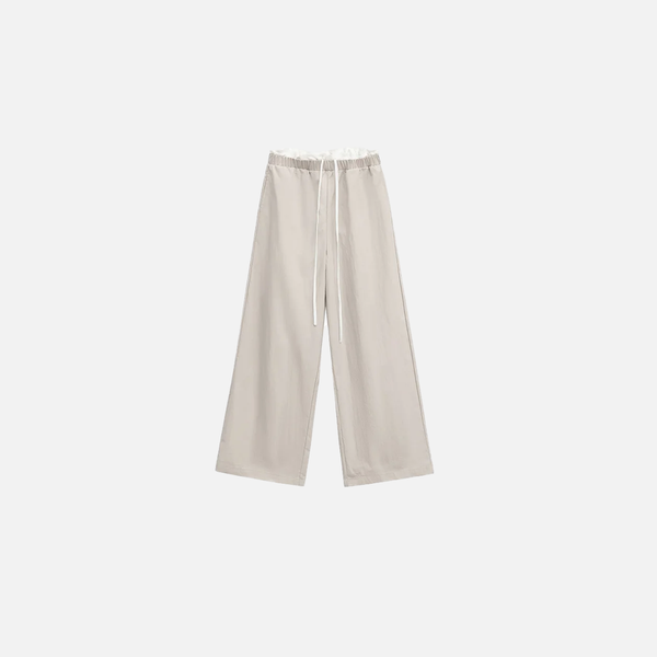 Summer Pop Elastic Wide-Leg