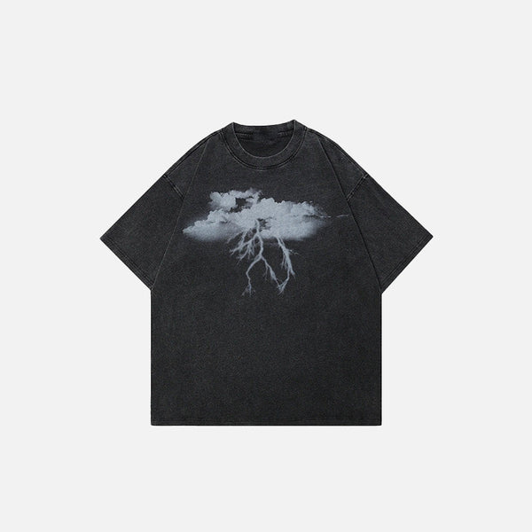Baskılı Basic Tişört, önden görünüm — Navra Wear