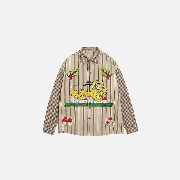 Çizgili Gömlek, önden görünüm — Navra Wear