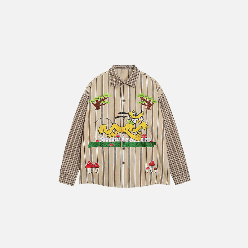 Çizgili Gömlek, önden görünüm — Navra Wear