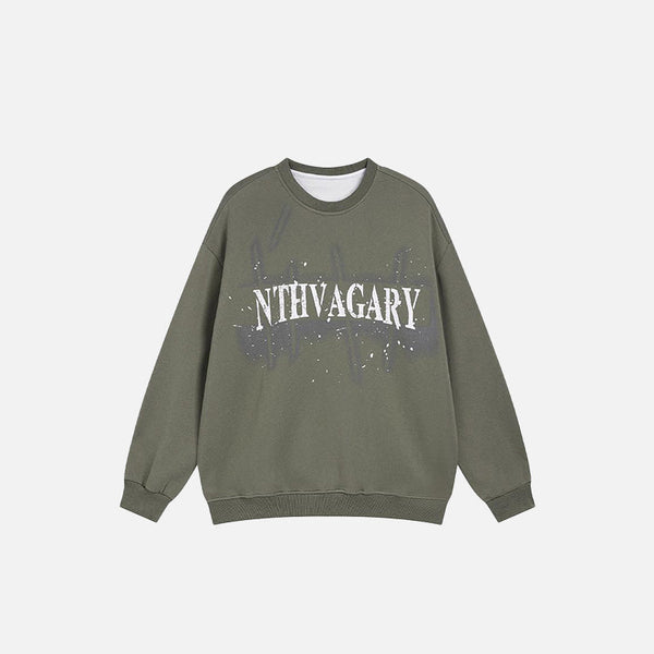 Type Drop Relaxed Sweatshirt