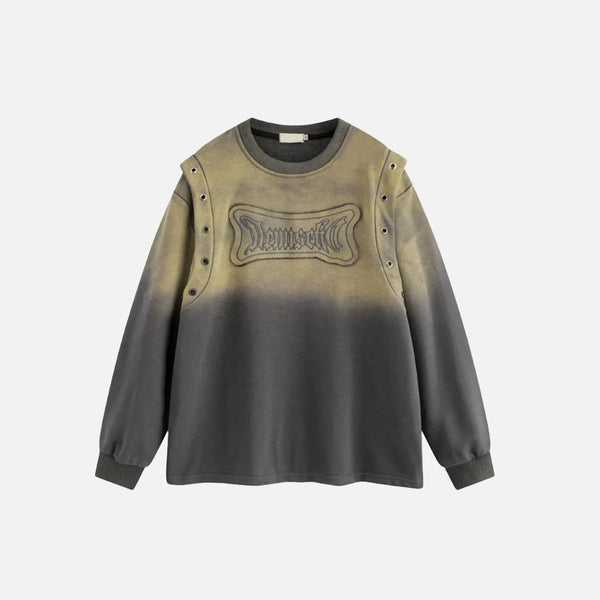 Spike Detaylı Sweatshirt, önden görünüm — Navra Wear