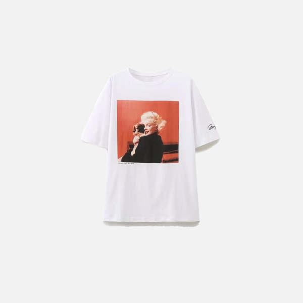 Vibrant Print Cotton Relaxed-Cut T-Shirt