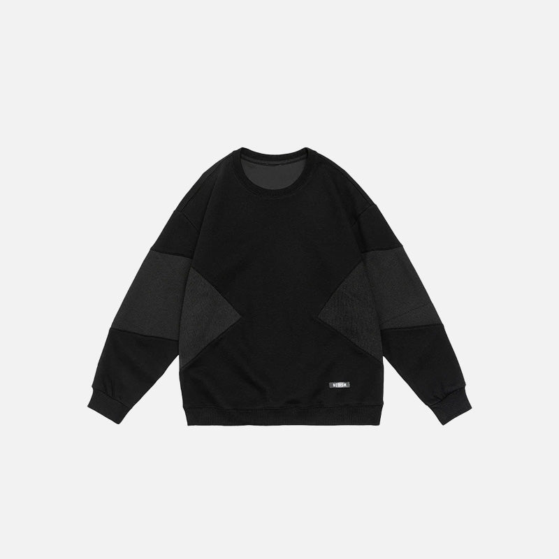 Color Block Sweatshirt, önden görünüm — Navra Wear