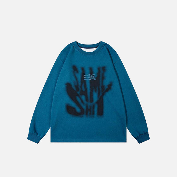 Chase the Dark Print Sweatshirt