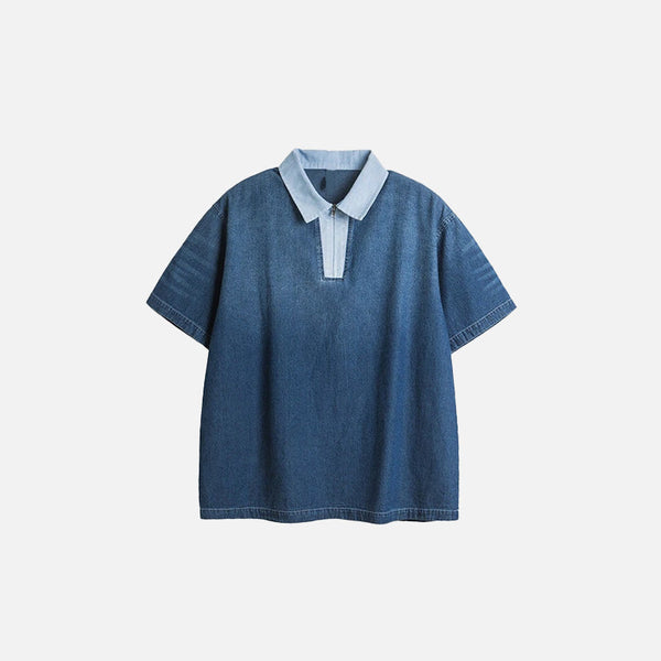 Yıkanmış Sport Tişört, önden görünüm — Navra Wear