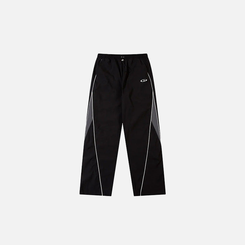 Y2K Mozaik Desenli Jogger, önden görünüm — Navra Wear