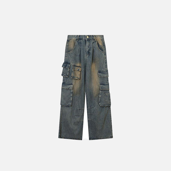 Bell-Leg Multi-Utility Utility Denim