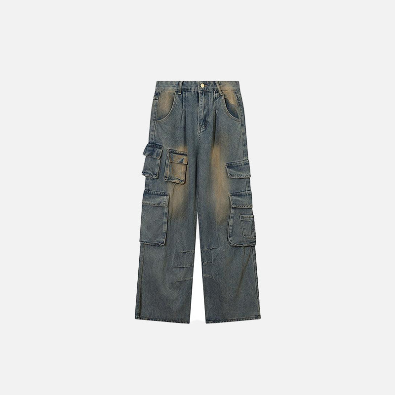 Bell-Leg Multi-Utility Utility Denim