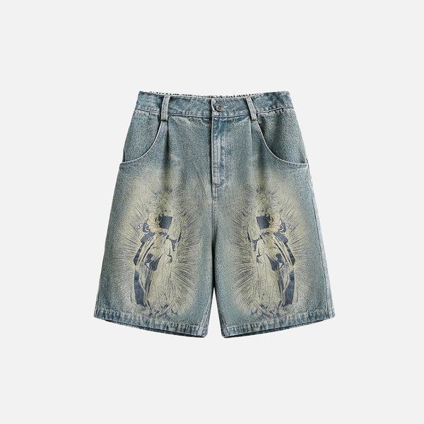 Bol Kesim Şort, önden görünüm — Navra Wear
