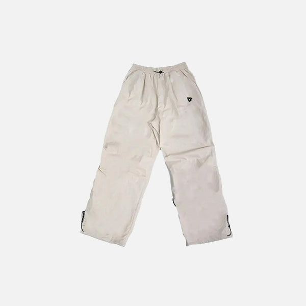 Stretch Waist Oversized Pants