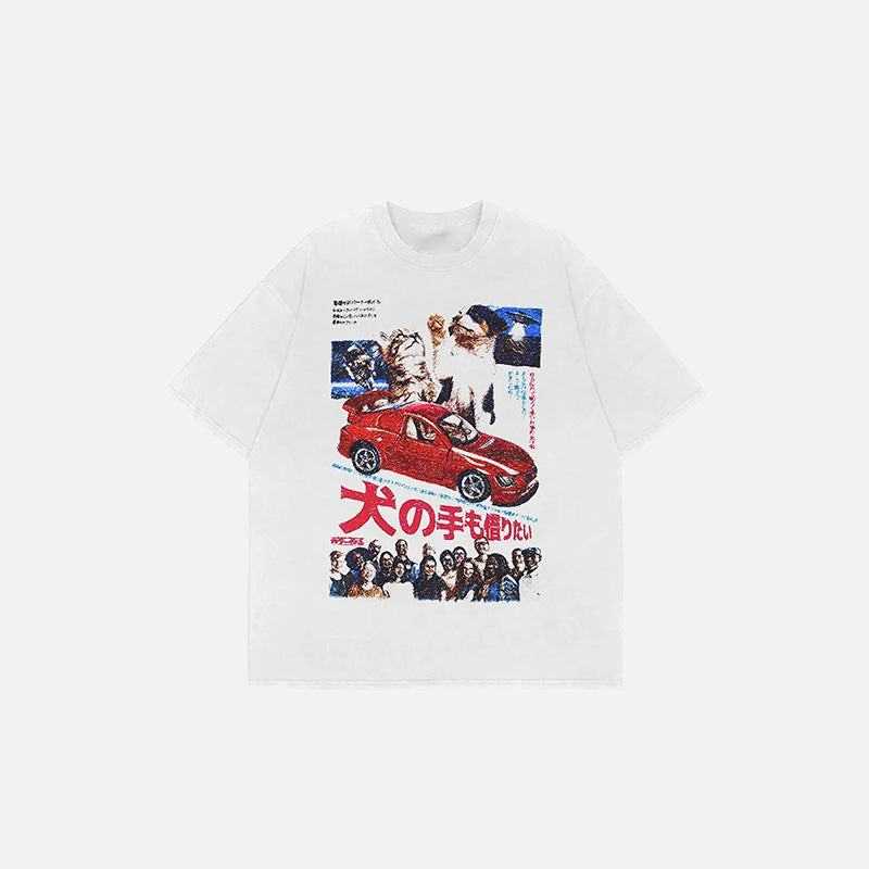 Güneş Baskılı Tişört, önden görünüm — Navra Wear