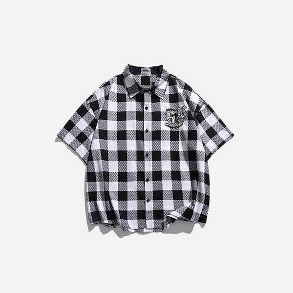 Ekose Gömlek, önden görünüm — Navra Wear