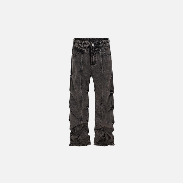 Baggy Jean Pantolon, önden görünüm — Navra Wear