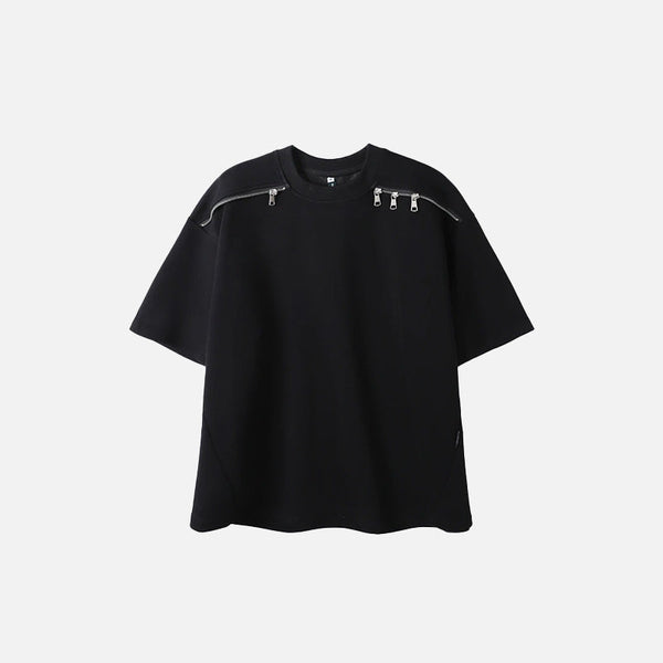 Gotik Baskılı Tişört, önden görünüm — Navra Wear
