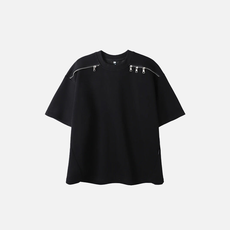Gotik Baskılı Tişört, önden görünüm — Navra Wear