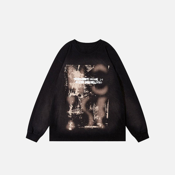 Worn-In Print Washed Sweatshirt