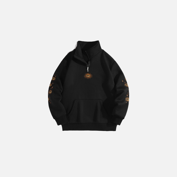 Star Fleece Quarter Zip Cozy Top