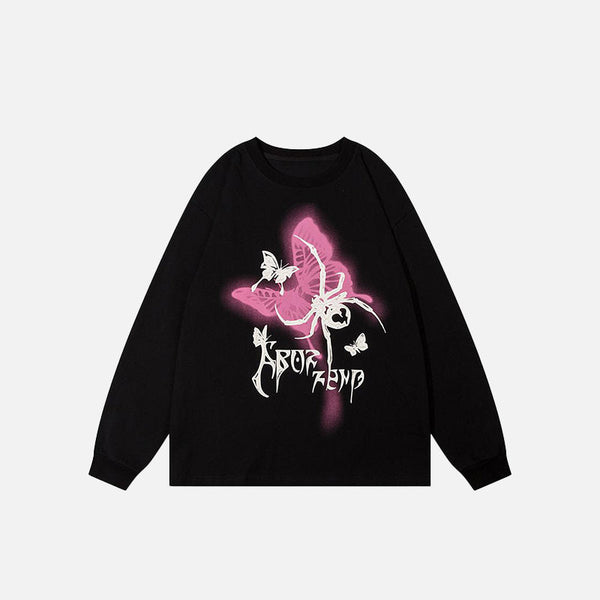 Wings and Webs Graphic Sweatshirt