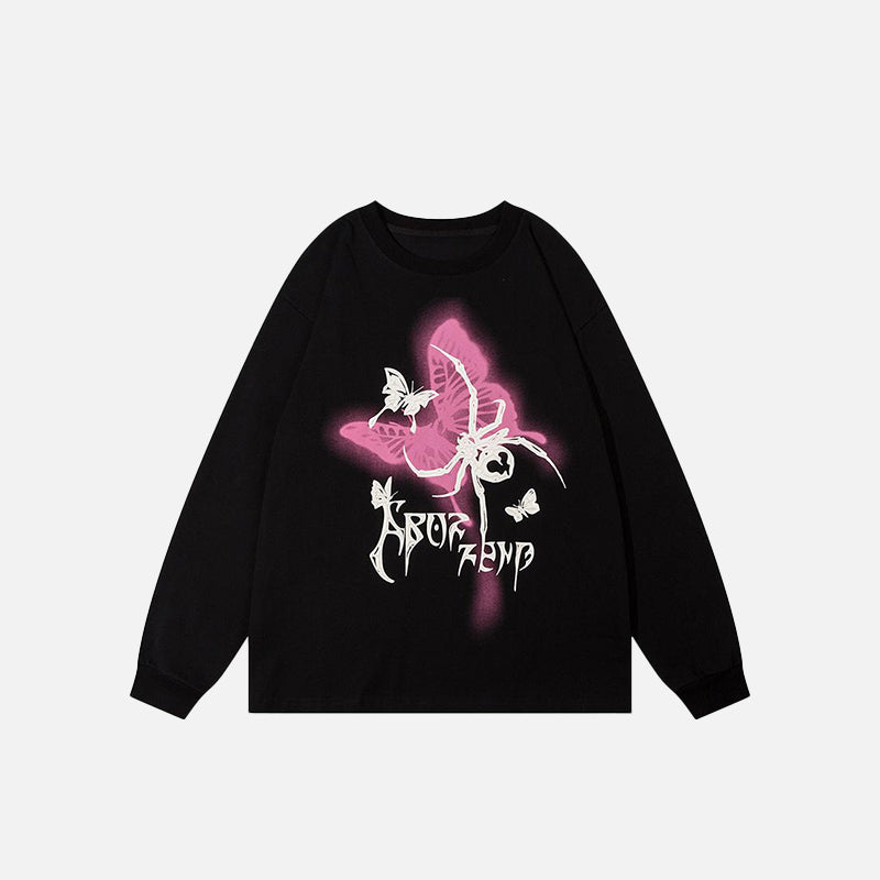 Wings and Webs Graphic Sweatshirt