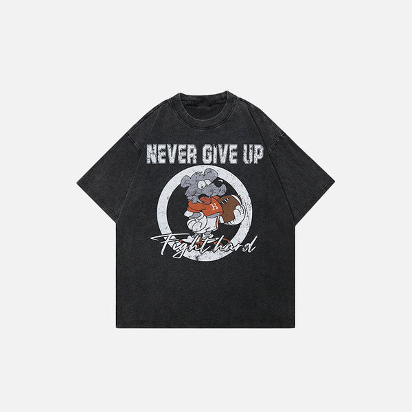 Baskılı Basic Tişört, önden görünüm — Navra Wear