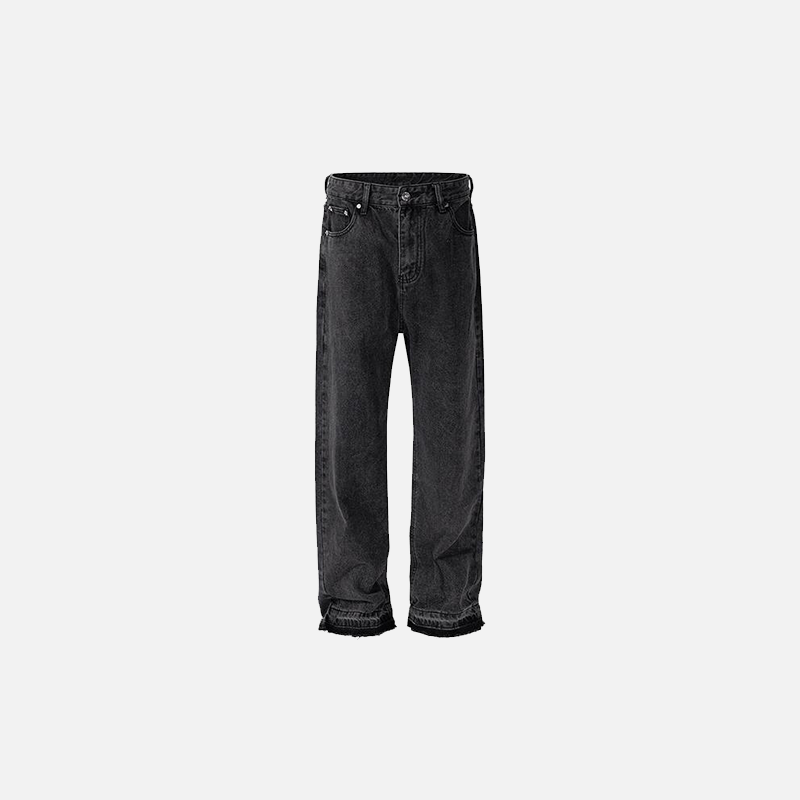 Slim Color Block Jean Pantolon, önden görünüm — Navra Wear